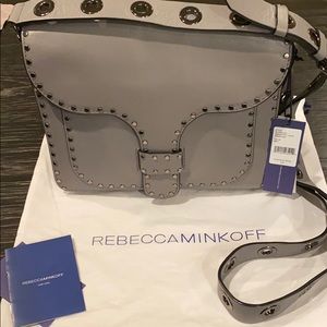 Rebecca Minkoff Midnighter Large Messenger Grey